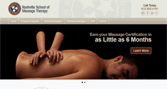 Desktop Screenshot of nashvilleschoolofmassagetherapy.com